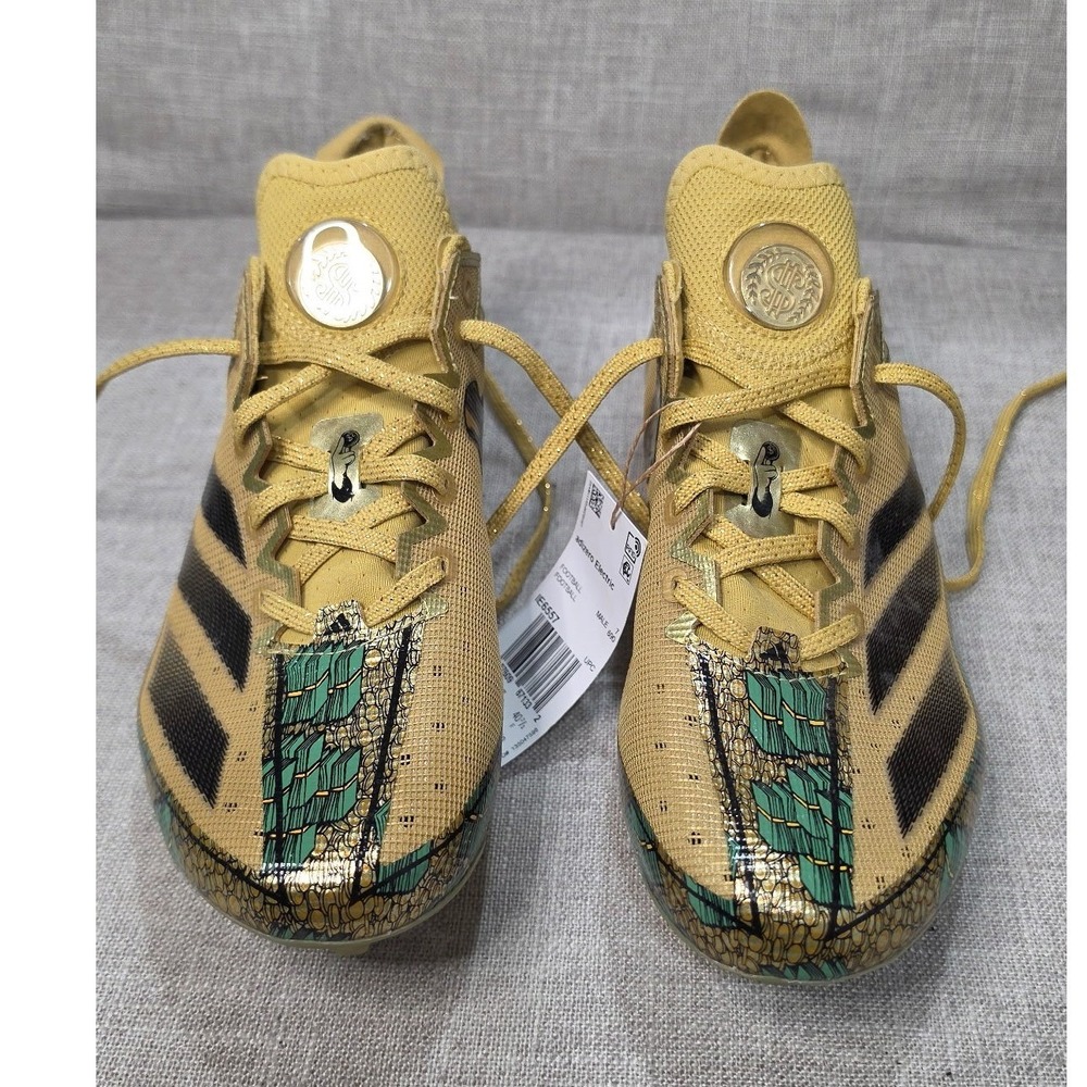 Adidas Adizero Electric Scrooge McDuck Football Cleats Gold Disney Mens 7.5